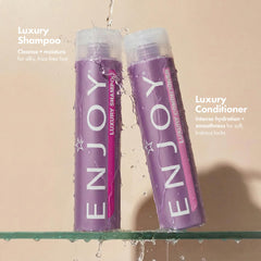 Enjoy close-up of label and texture highlighting ingredient visibility