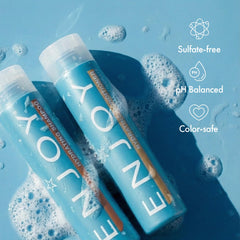 Enjoy duo in shower being applied for hydrated hair