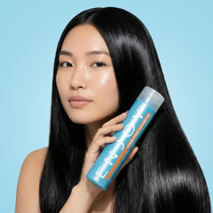 Enjoy product label close-up highlighting color-safe benefits