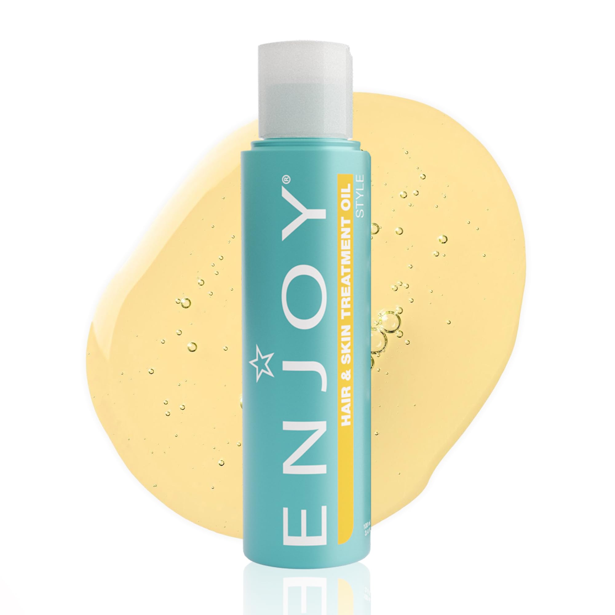 Enjoy bottle front packaging showing label and size for easy identification