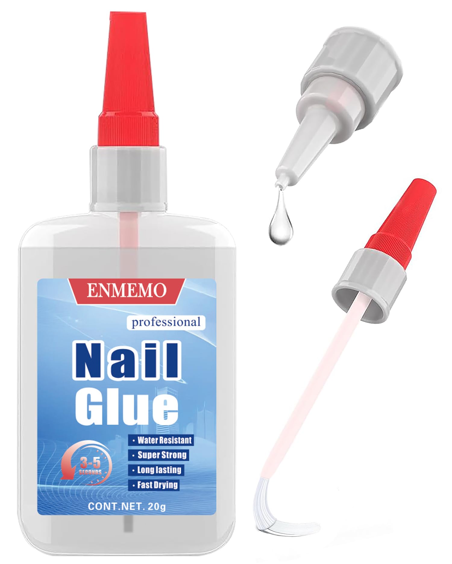 ENMEMO front packaging showing 20ml bottle and label, quick identification benefit