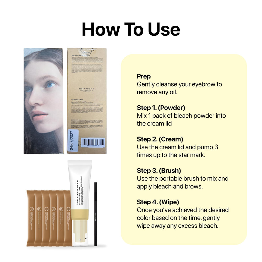 ENTROPY MAKE UP kit held in hand showing scale and up to six uses benefit