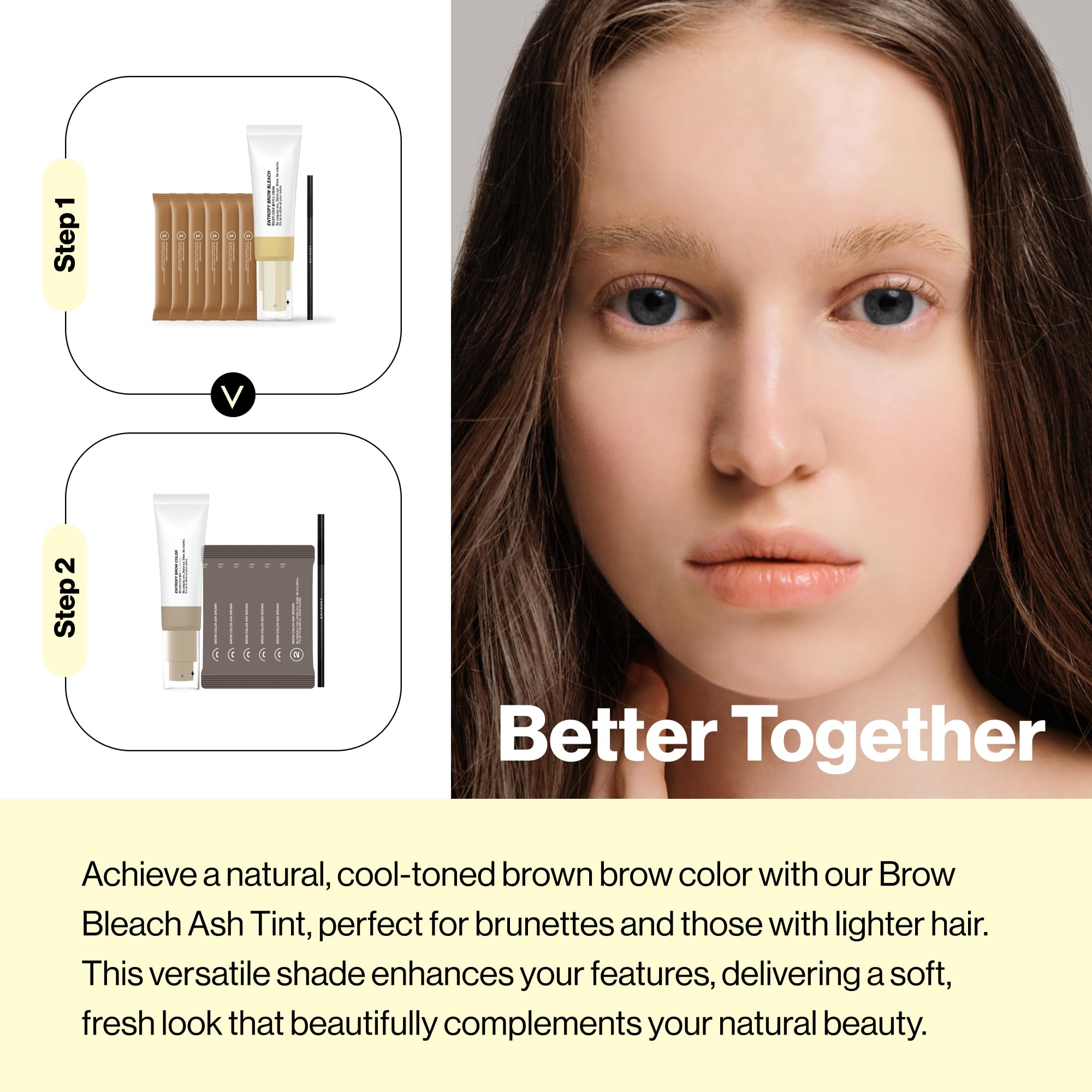 ENTROPY MAKE UP mixed bleach paste texture illustrating smooth, easy application