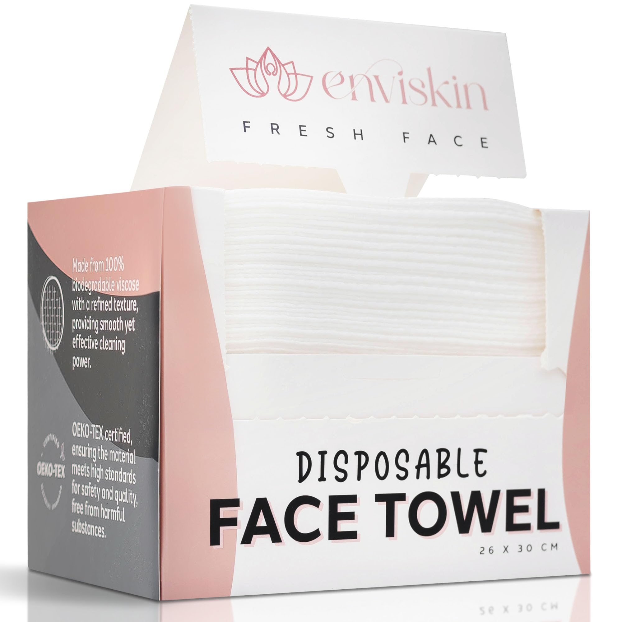 enviskin front packaging showing pack of 50 towels and product name for clarity