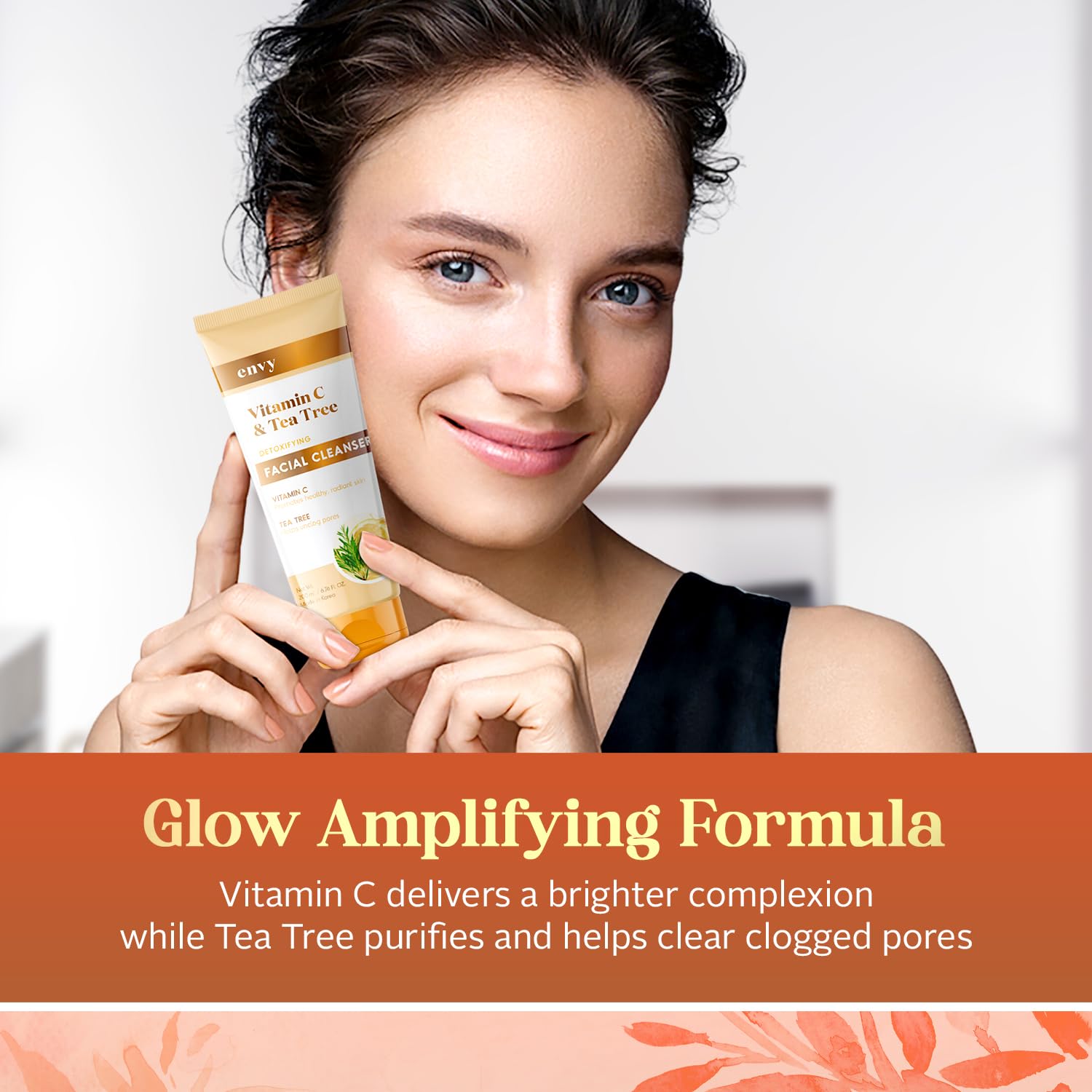 Envy gel texture close-up showing smooth consistency for gentle, effective cleansing