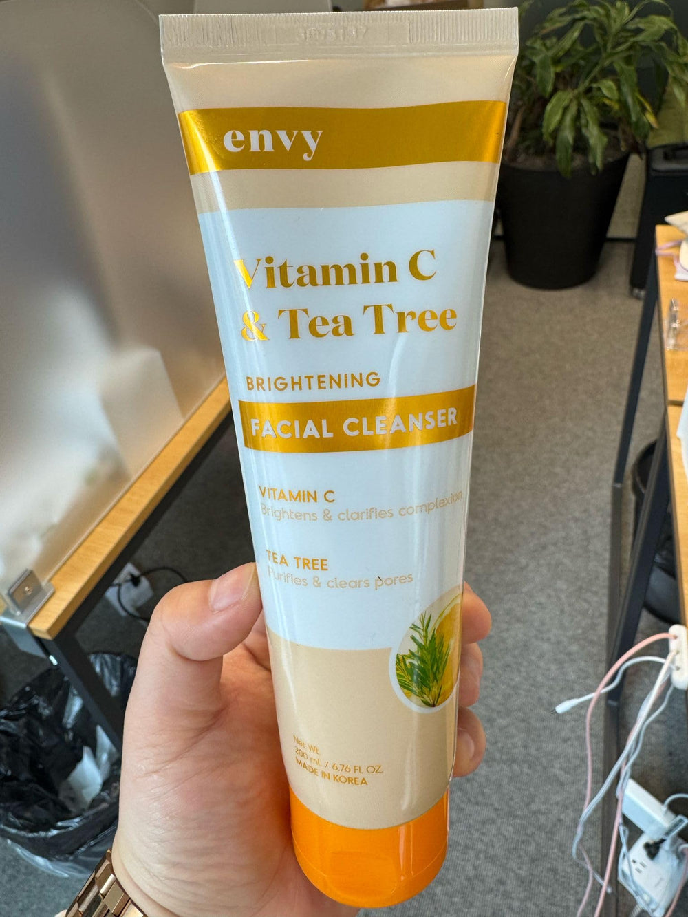 Envy packaging in bathroom lifestyle scene illustrating modern aesthetic and routine fit