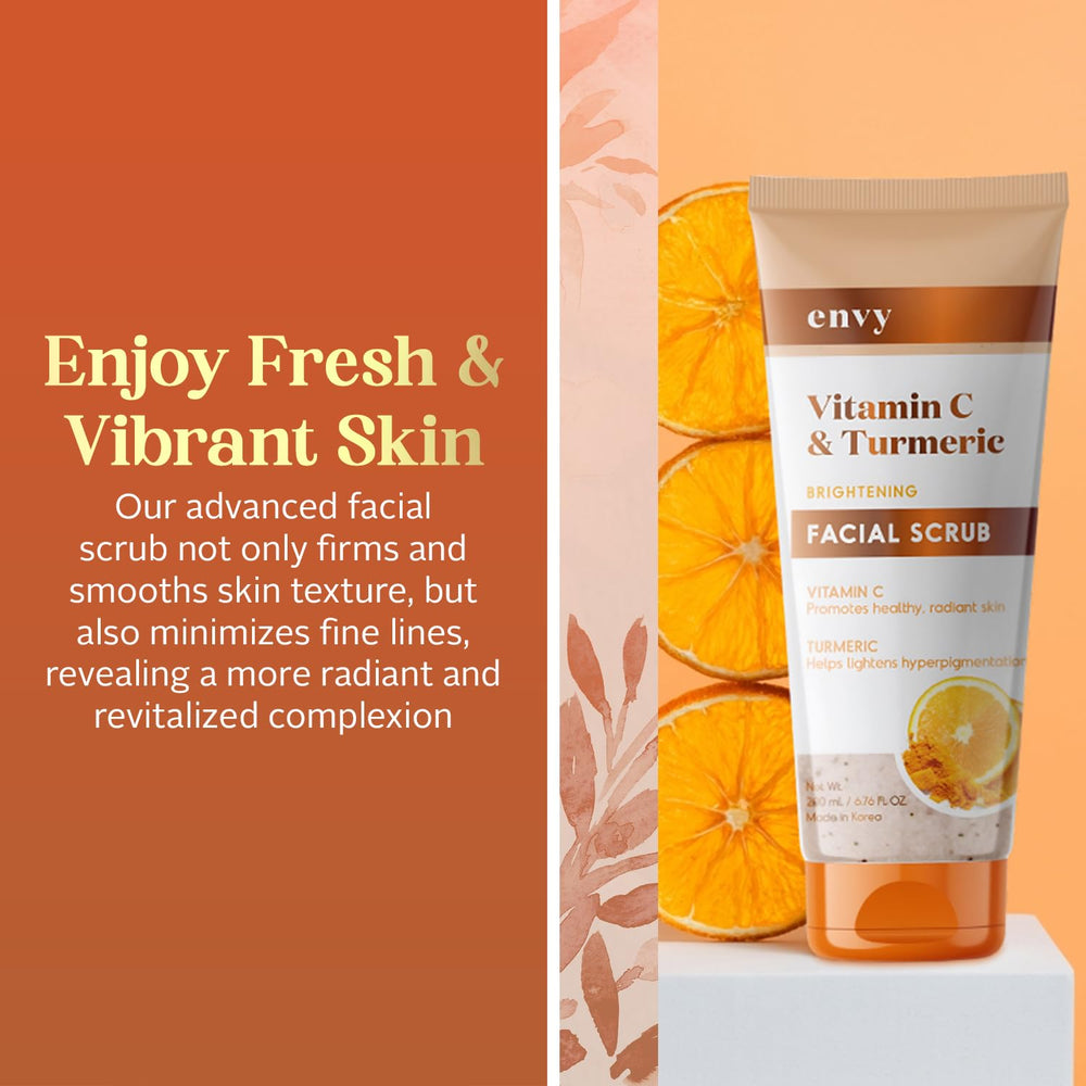 Envy scrub texture close-up revealing gentle exfoliant particles for smoothness