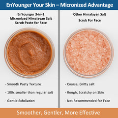 EnYounger opened jar showing creamy paste texture and moisturizing benefit