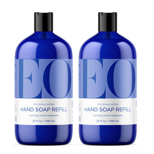 EO front packaging showing two 32oz bottles and brand clarity benefits