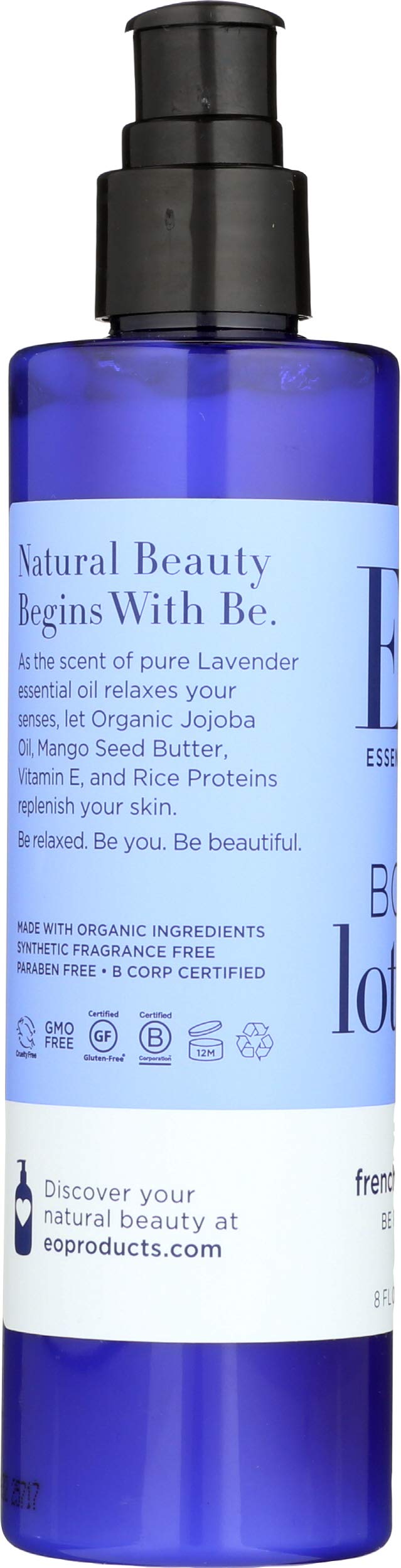 EO ingredients label focusing on plant-forward formulation benefit