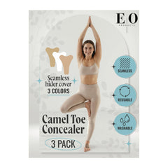 EO insert placed inside leggings demonstrating invisible concealment