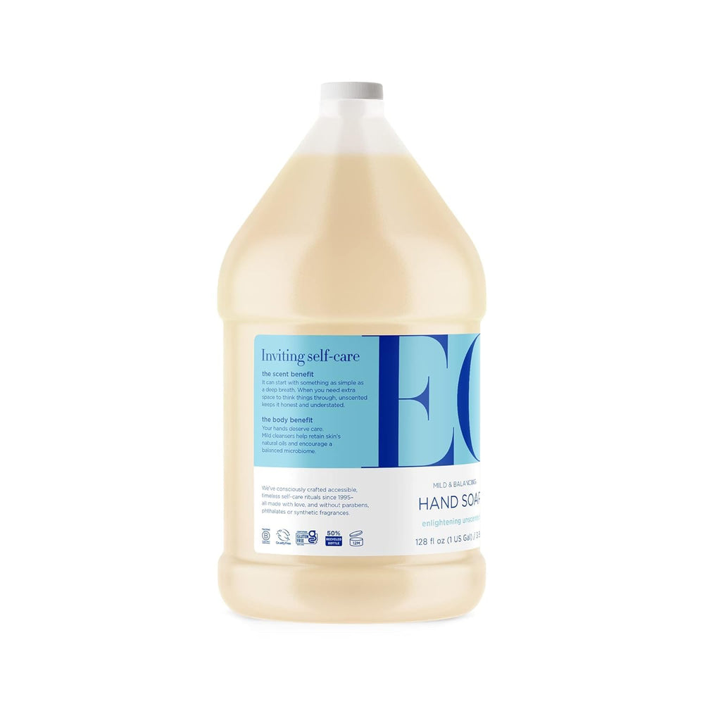Everyone EO label closeup highlighting unscented claim and ingredient clarity