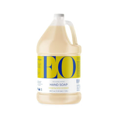 EO gallon bottle front view showing brand and lemon eucalyptus scent benefit