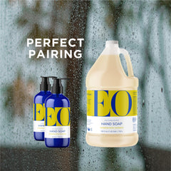 kitchen sink scene with EO dispenser showing fresh scent and pleasant handwashing