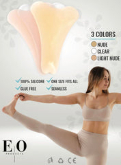 EO close-up of Y-shape silicone texture, comfortable smooth finish