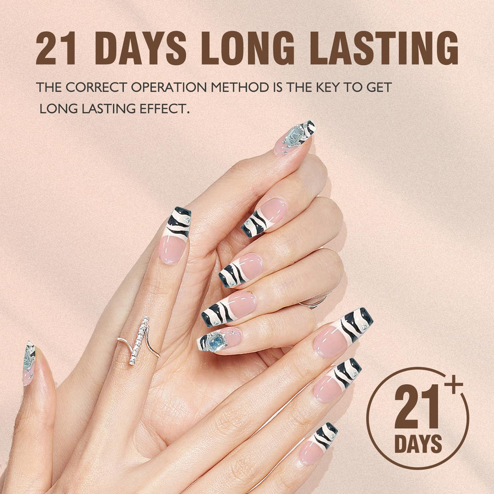 eodci application in use technician painting French tip for professional-looking results