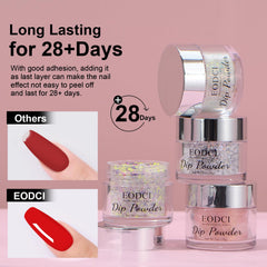 eodci nail-wheel swatches demonstrating butterfly silver sparkle for color selection benefit