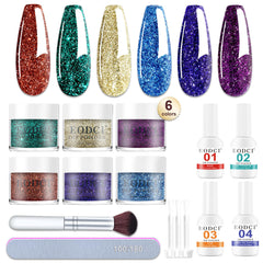 eodci front packaging showing kit layout and colors, clear starter convenience
