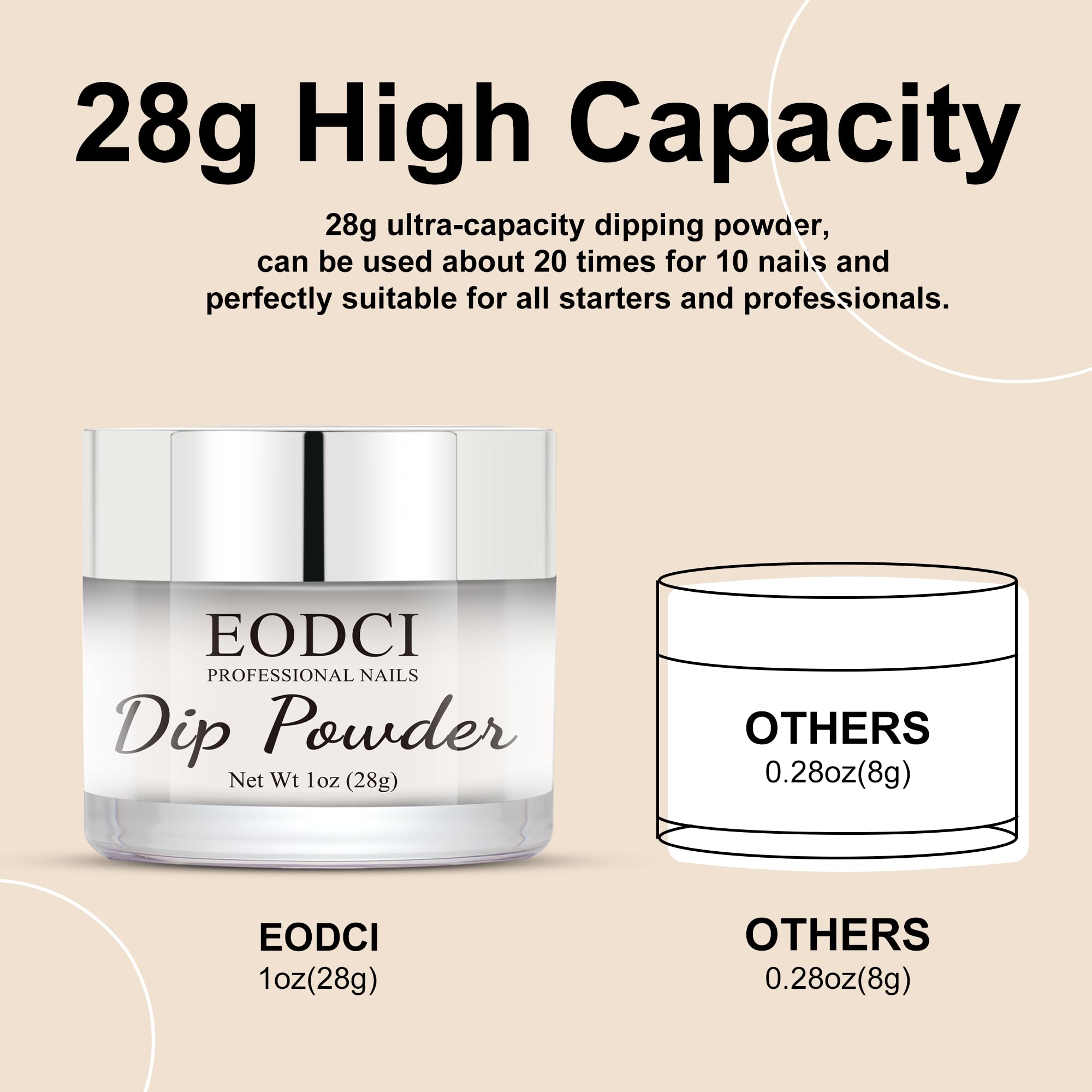 eodci finished French manicure showing long-lasting glossy result