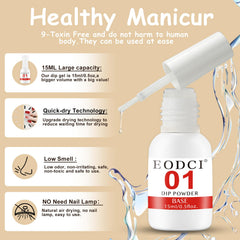 eodci three 15ml bottles next to ruler showing large-capacity advantage