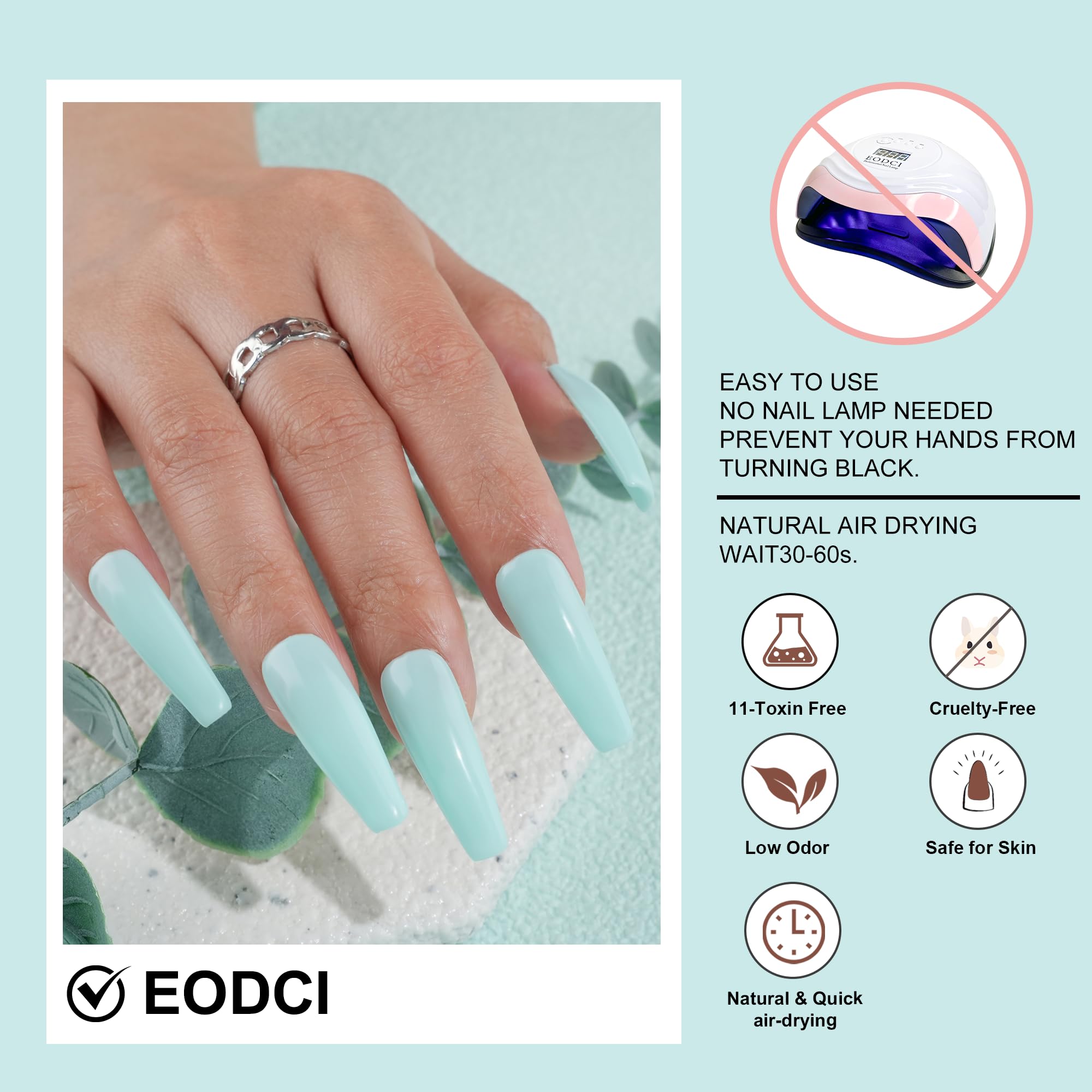 eodci close-up of powder granules for smooth application