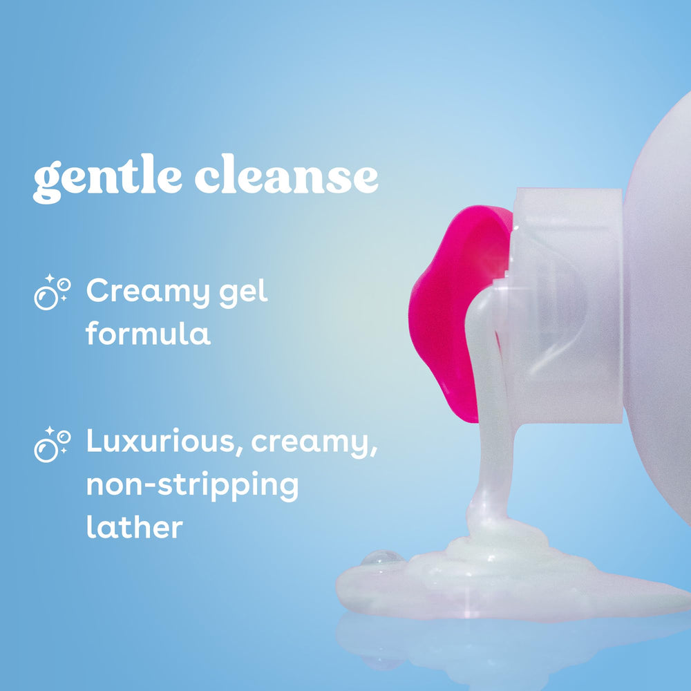 eos Cashmere Body Wash pump and label clear branding benefits