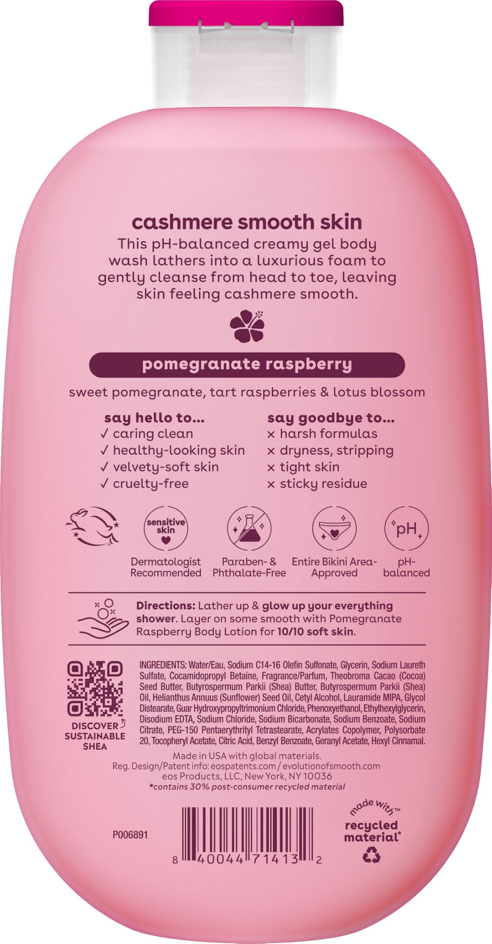 eos bottle beside everyday items showing 16 fl oz size and value