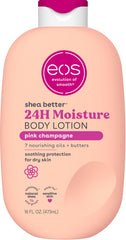 eos front packaging showing bottle and scent benefits