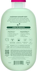 eos bottle next to hand to show 16 fl oz size and ergonomic pump