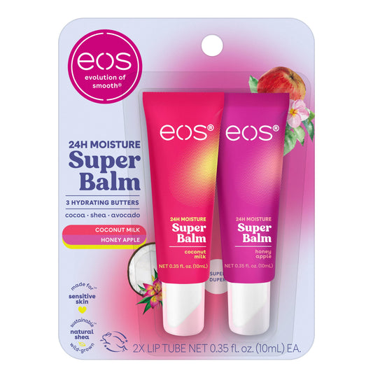 eos duo front view showing both tubes and travel-ready packaging for lasting moisture