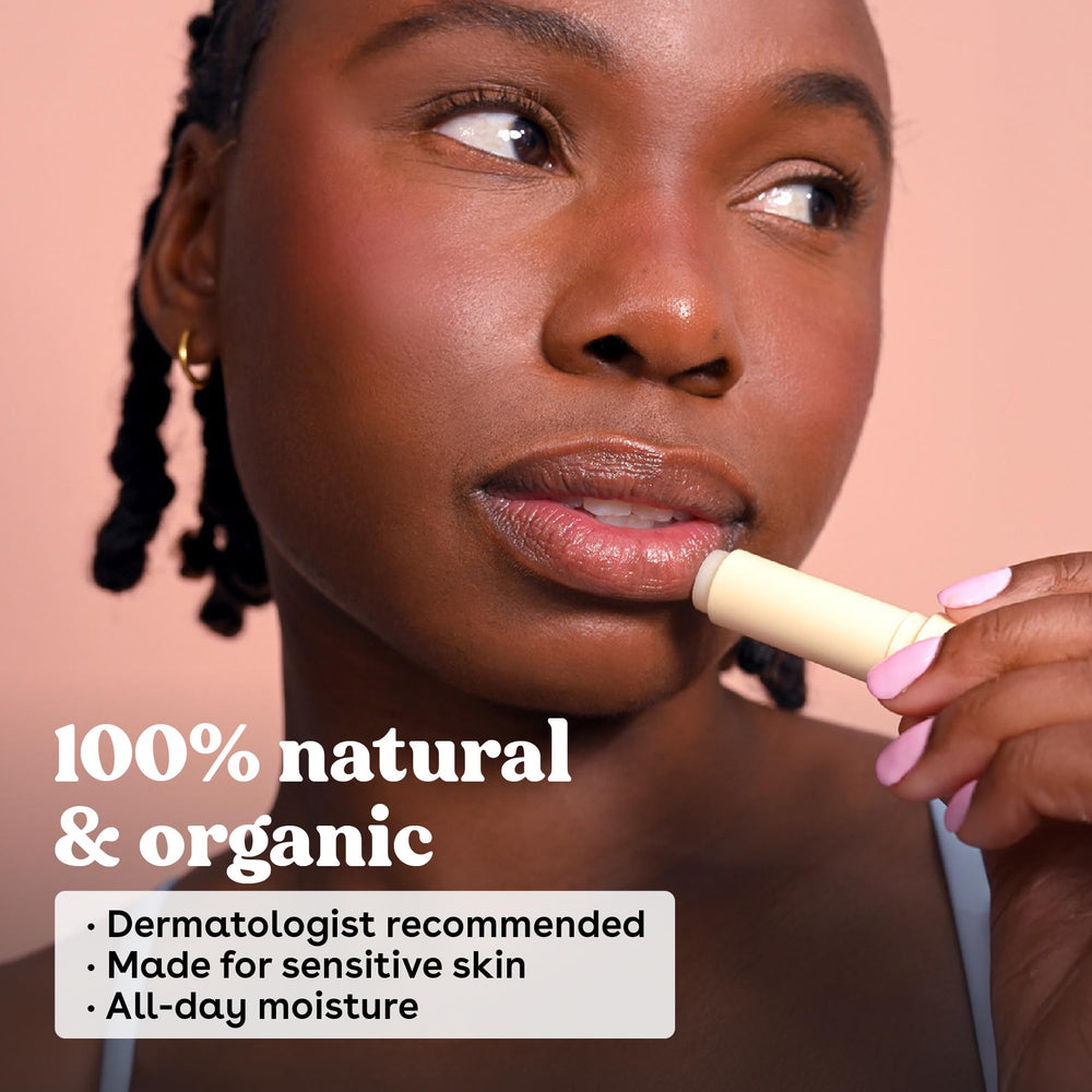 eos Sweet Mint texture detail showing creamy spread for hydration
