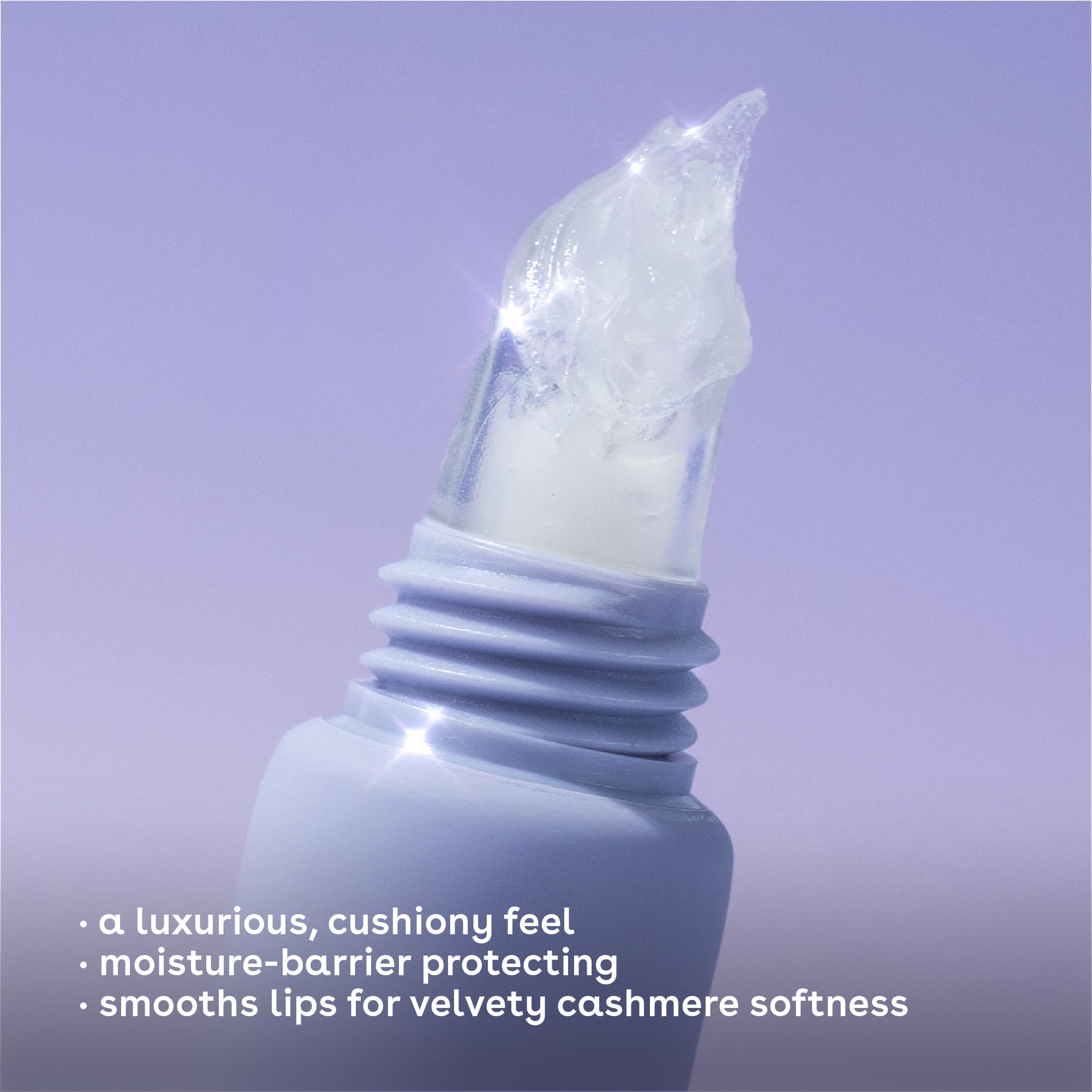 eos Vanilla Cashmere texture close-up highlighting buttery, melt-in formula for instant softness