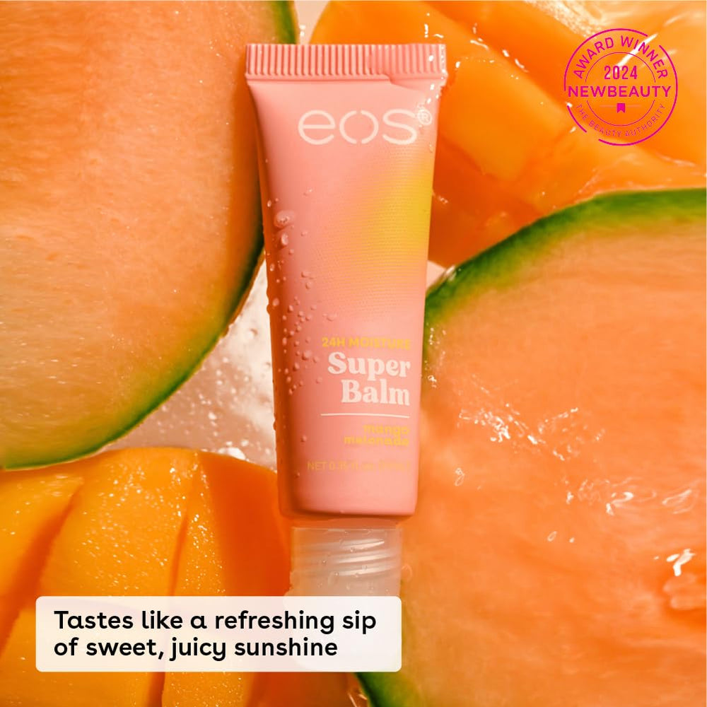 eos Watermelon Frosé tube close-up showing label and nourishing butters