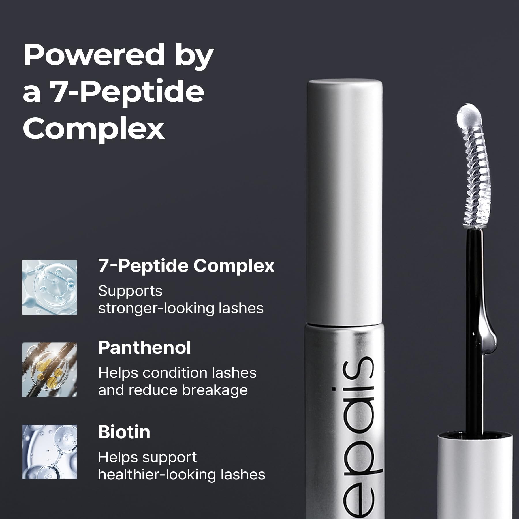 EPAIS brow application demo on model supporting fuller brow appearance benefit