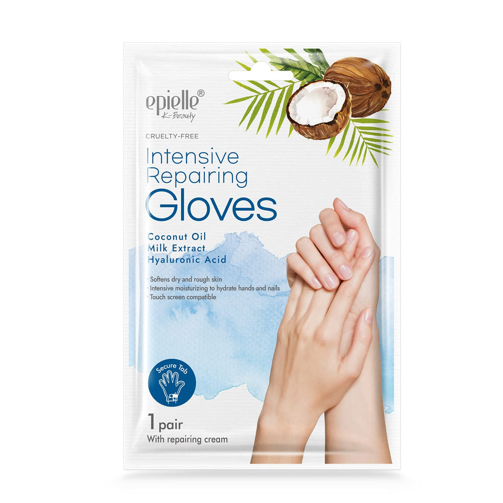 Epielle five glove pairs laid out to show each distinct treatment option