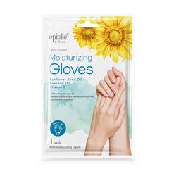 Epielle gloves being worn demonstrating easy at-home treatment comfort