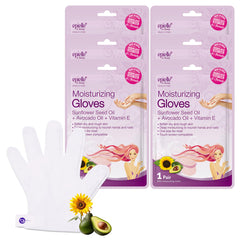 Epielle front packaging showing six pairs for convenient hand treatments and easy gifting