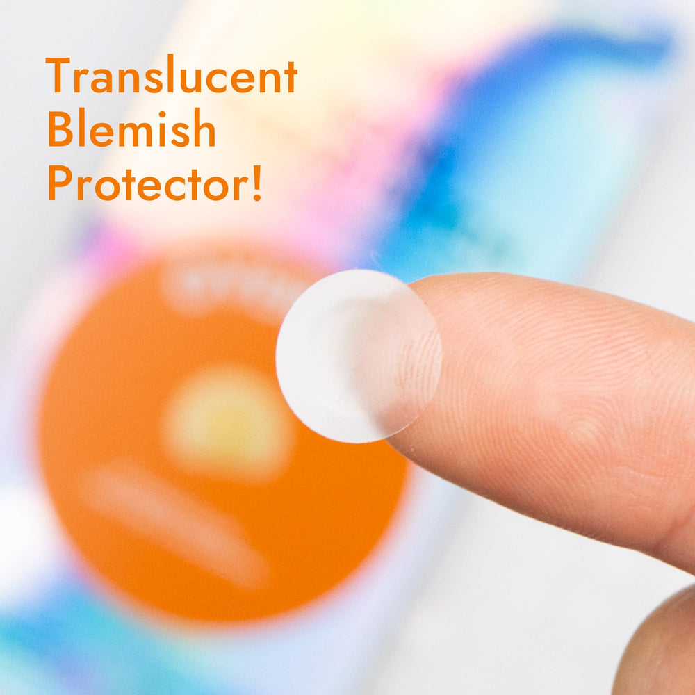 Epielle patches beside a coin to show size and discreet coverage benefit