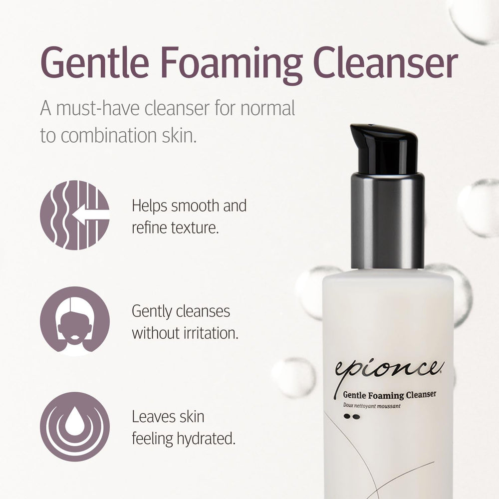 Epionce pump dispensing cleanser texture for easy application