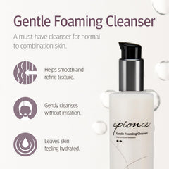 Epionce pump dispensing cleanser texture for easy application