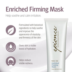 Open jar close-up of Epionce mask texture delivering rich, nourishing moisture