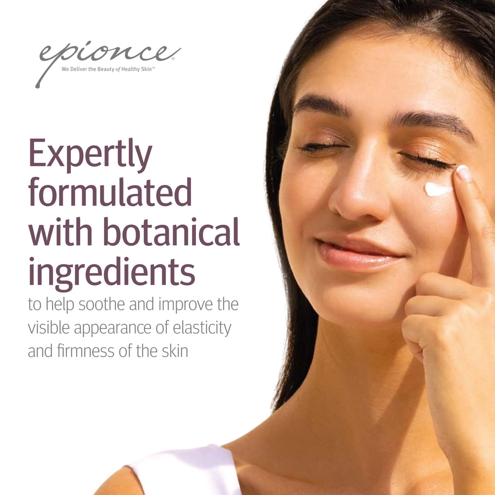 Spoon of shea butter beside Epionce mask to emphasize nourishing lipid content