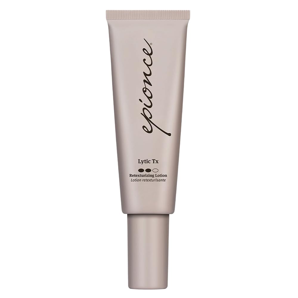 Epionce Lytic Tx front packaging shows clean clinical design and benefits