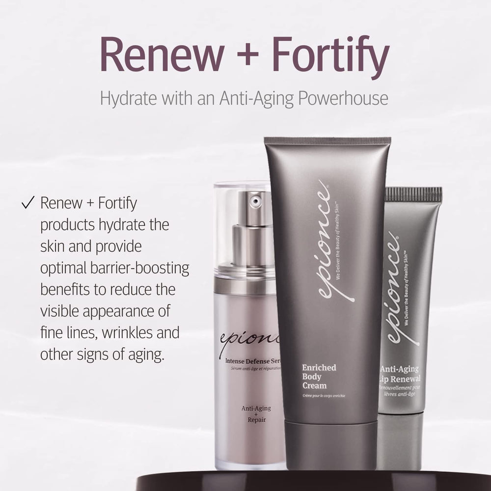 Epionce ingredients focus showing vitamin complex for antioxidant skin support