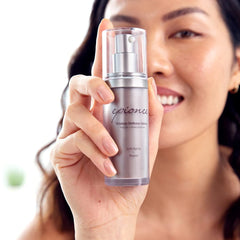 Epionce bottle styled by plant in lifestyle shot evoking natural botanical origins