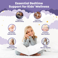 EpixCare applying lotion to child feet for calming bedtime routine