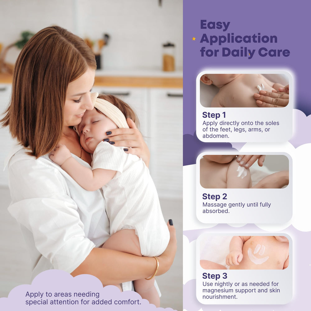 EpixCare bedtime scene with child and lotion to promote nightly ritual