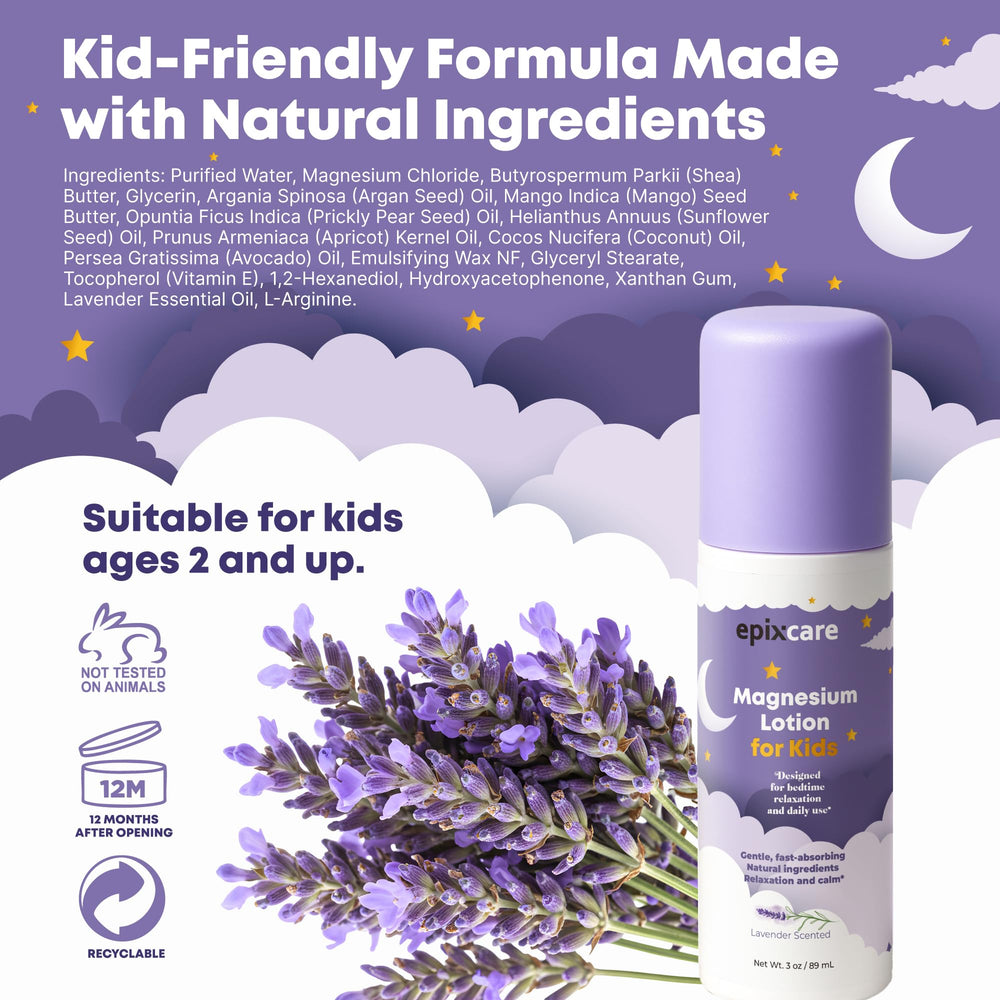 EpixCare jar with lavender and oils showing natural ingredients and hydration