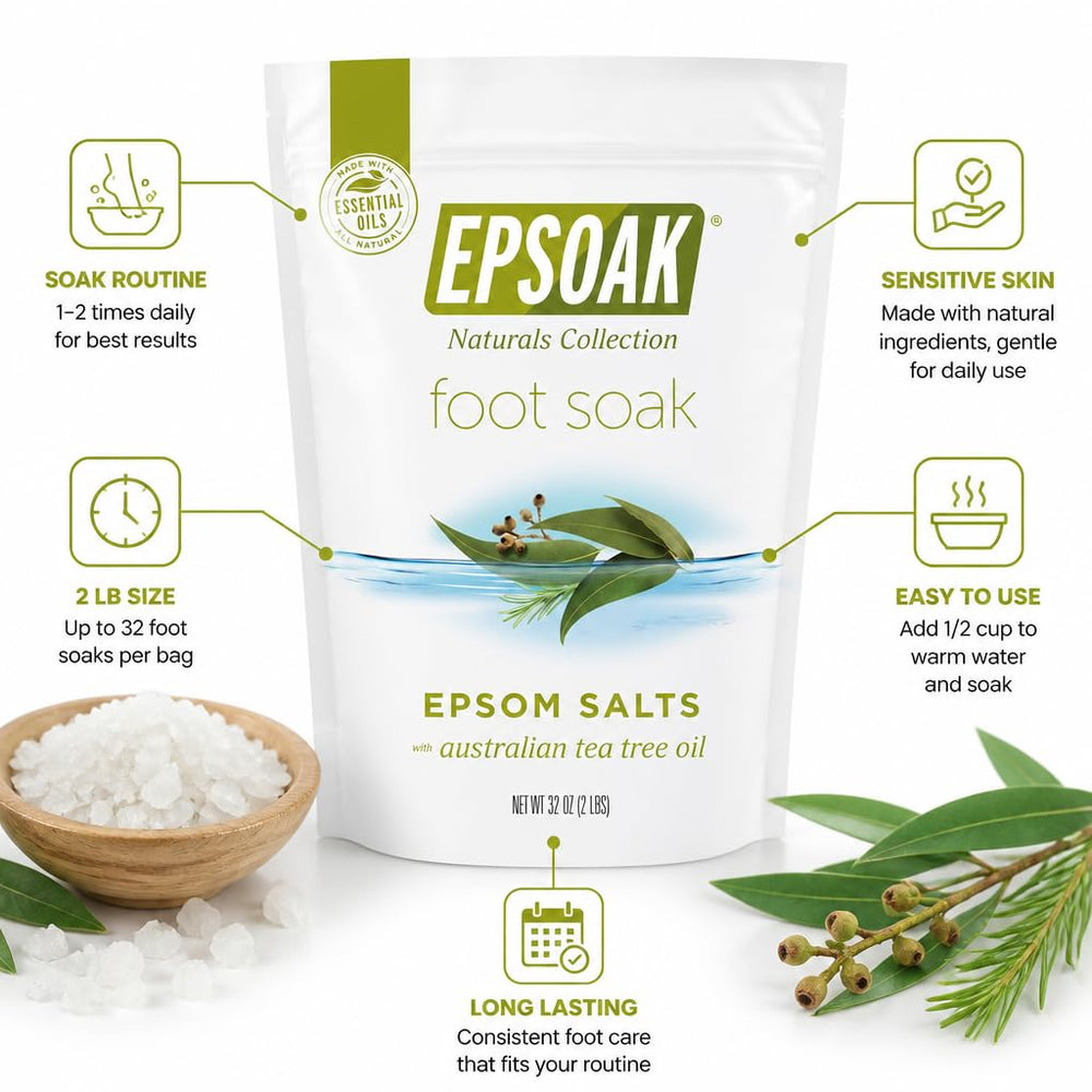 Epsoak product label and ingredient list for clear ingredient transparency