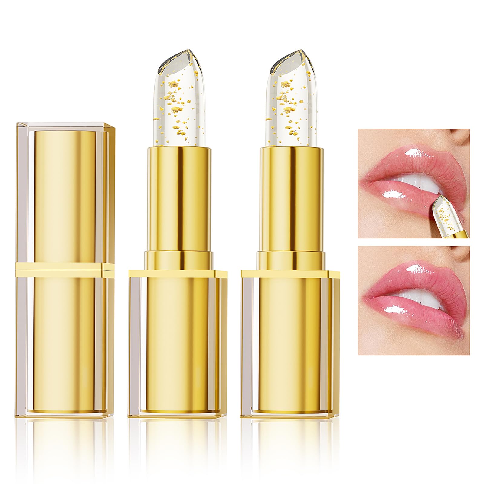 Eqimznv front packaging showing clear-to-color lipstick and compact design benefit